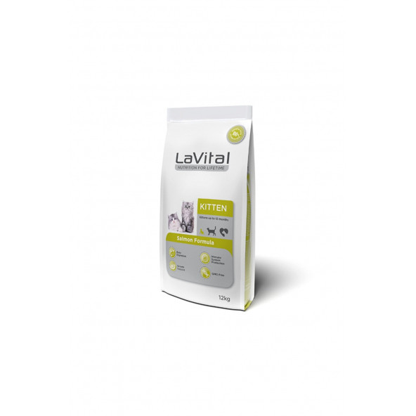 Lavital Somonlu Yavru Kedi Maması 12 Kg - 1