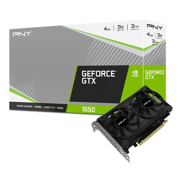 PNY GTX1650 4GB VCG16504D6DFPPB GDDR6 128bit HDMI DP PCIe 16X v3.0 - 8