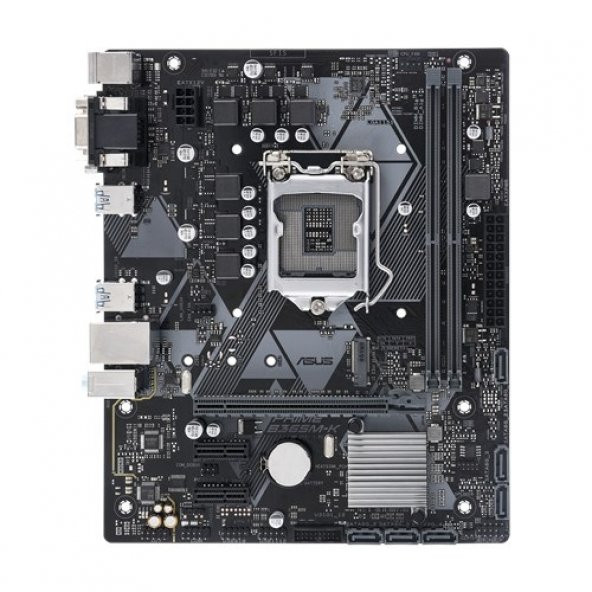 ASUS PRIME B365M-K DDR4 M2 PCIe NVME DVI PCIe 16X v3.0 1151p v2 mATX - 2