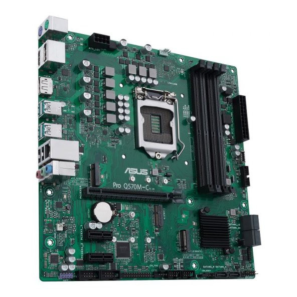 ASUS PRO Q570M-C/CSM DDR4 M2 PCIe NVME HDMI DP PCIe 16X v4.0 1200p mATX Kurumsal Anakart - 3