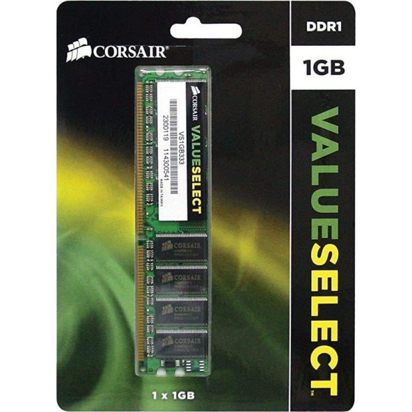 Corsair Value DDRI-333Mhz 1GB PC2700 DIMM