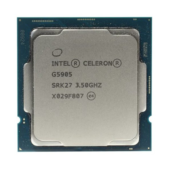 INTEL Celeron G5905 4MB 2çekirdekli O/B UHD610 1200p 58w Kutusuz+Fanlı