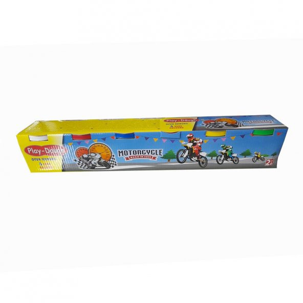 Oyun Hamuru 6 Lı Play-Dough Motorcycle 1 Paket Oyun Hamuru Seti 6 Renk