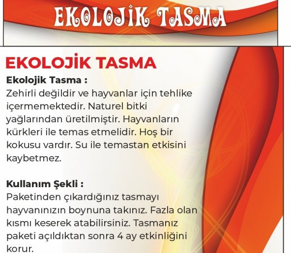 Dahayokmu Ekolojik Tasma - Pire Tasması - 45 Cm - 3