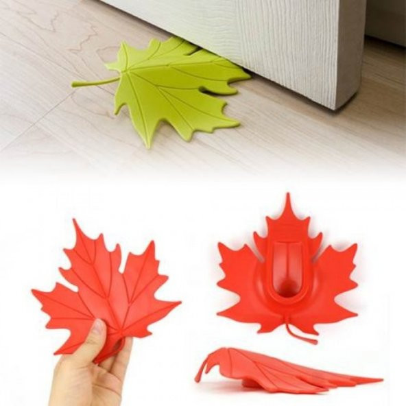 Dahayokmu Yaprak Görünümlü Kapı Altı Stoperi - 2 Adet - 3