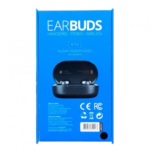 Earbuds Bluetooth Bağlantılı Kulak İçi Kulaklık - 5