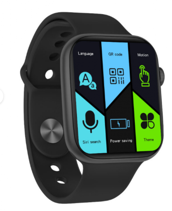 2022 Model Siyah Rengi i8 Pro Max Smartwatch serisi 8 Spor Fintess Akıllı Saat - 7