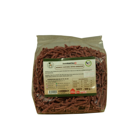 SİYEZ ERİŞTESİ KIRMIZI PANCARLI 500G - 2