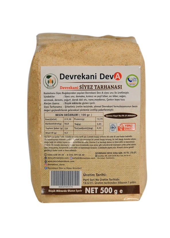 SİYEZ TARHANASI DVR 500G