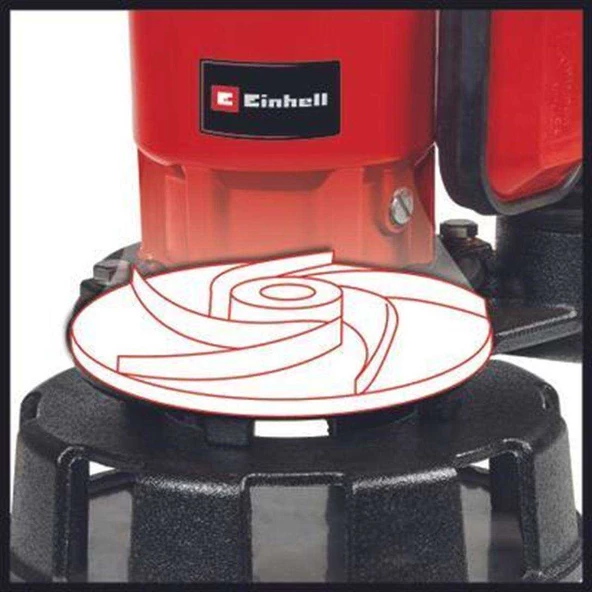 Einhell GE-DP 900 CUT Döküm Gövdeli Bıçaklı Dalgıç Pompa - Kirli Su - 4