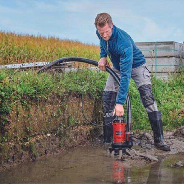 Einhell GE-DP 900 CUT Döküm Gövdeli Bıçaklı Dalgıç Pompa - Kirli Su - 6