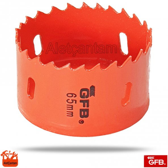 Gfb Bi Metal Panç Metal Testere 76 Mm + Hex Düz Girişli Adaptör - 3