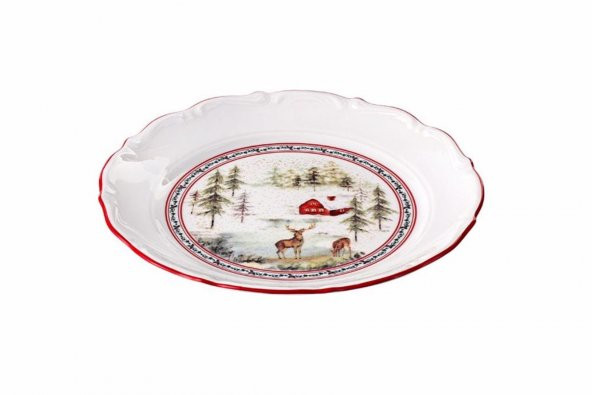 Porland Caribou Düz Tabak 24cm - 2