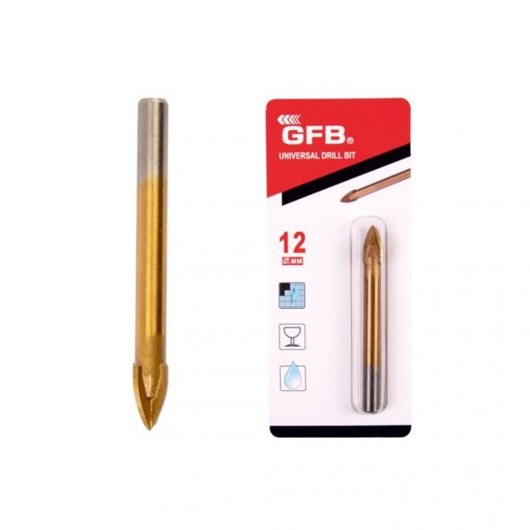 Gfb Cam Seramik Delme Elmas Matkap Ucu  4 mm - 2