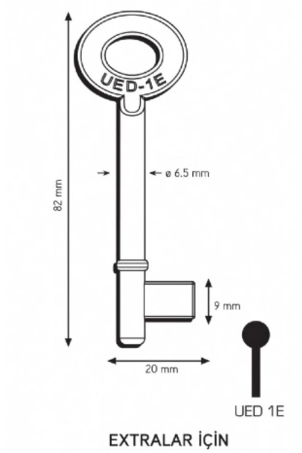 Maymuncuk Oda Kapısı Anahtarı Her Kilidi Açan Anahtarlar-2 Adet - 11mm-13 Mm - 2