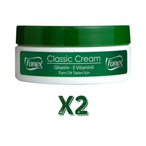 Fonex Klasik Nemlendirici Krem 175 ml 2 Adet