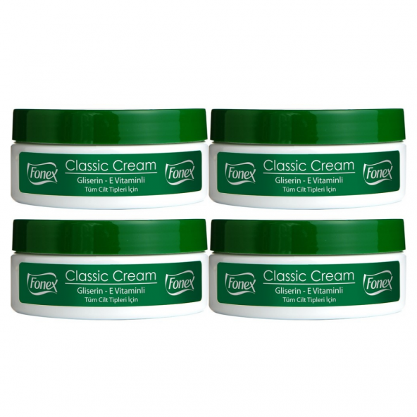 Fonex Klasik Nemlendirici Krem 175 ml 4 Adet - 2
