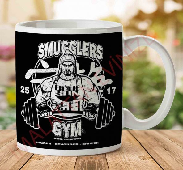 Jayne Smugglers Gym Serenity Firefly İki Tarafı Baskılı Kupa Bardak