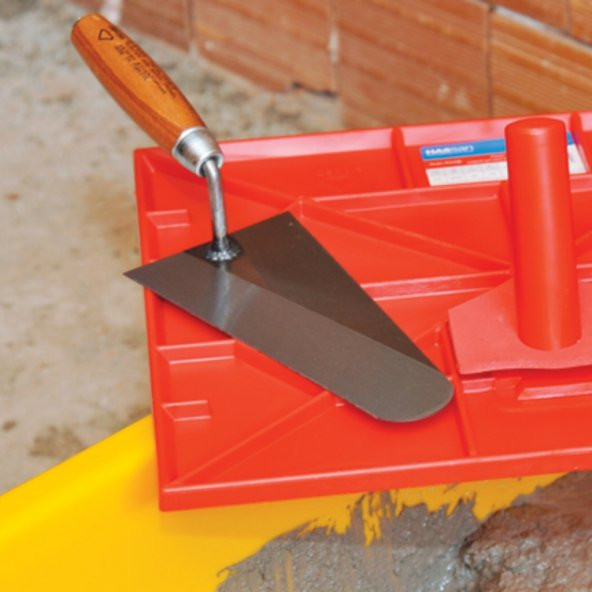 Dekor Beton Sıva Malası 26 cm Ahşap saplı - 5