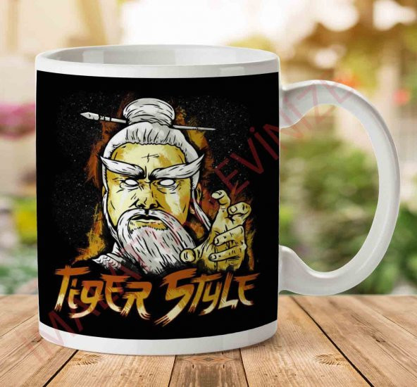 Pai Mei Tiger Style Kill Bill İki Tarafı Baskılı Kupa Bardak
