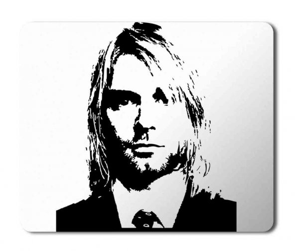 Kurt Cobain Silhouette Mouse Pad Mousepad