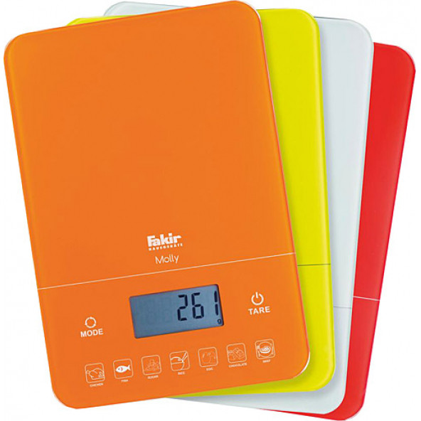 fakir Molly Mutfak Tartısı çok renkli