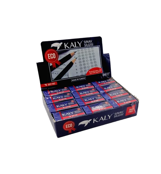 Kaly 24 Adet Mavi Sınav Silgisi ART.591 (1 Paket)