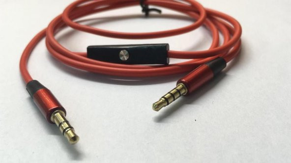 3.5 mm Stereo Mikrofonlu Aux Kablosu Yüksek Kalite