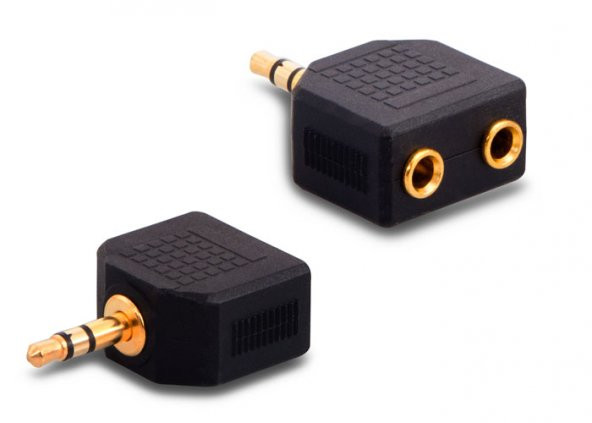 3.5 mm Stereo Kulaklık Çoklayıcı Gold