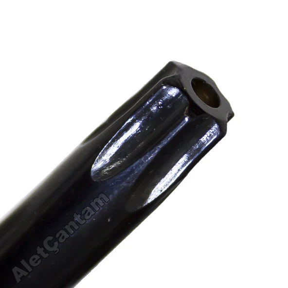 Tork Alyan Seti Yıldız Torx Allen Anahtar Takımı Ortası Delikli Uzun Boy 180Mm - 2