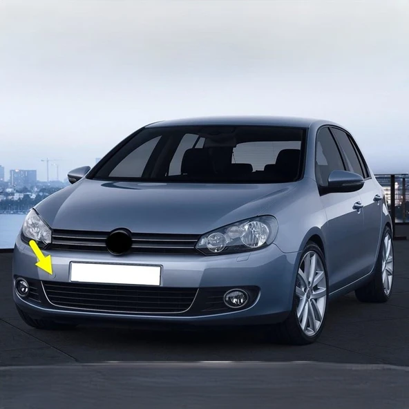 VW Golf 6 2009-2012 Ön Tampon Çeki Çekme Demiri Kapağı 5K0807241E ürün görseli 1