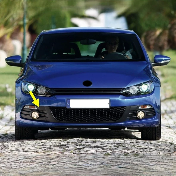 VW Scirocco 2009-2014 Ön Tampon Çeki Çekme Demiri Kapağı 1K8807241A