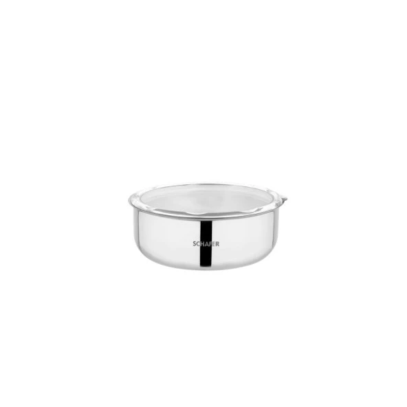 Schafer Practi 3 lü Çelik Saklama Kabı (16/18/20 Cm) 6 Parça-Inox - 6