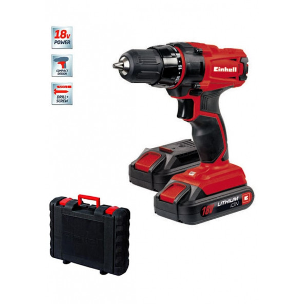 Einhell Tc-Cd 18-2 Li (2X1,5 Ah), Akülü Vidalama