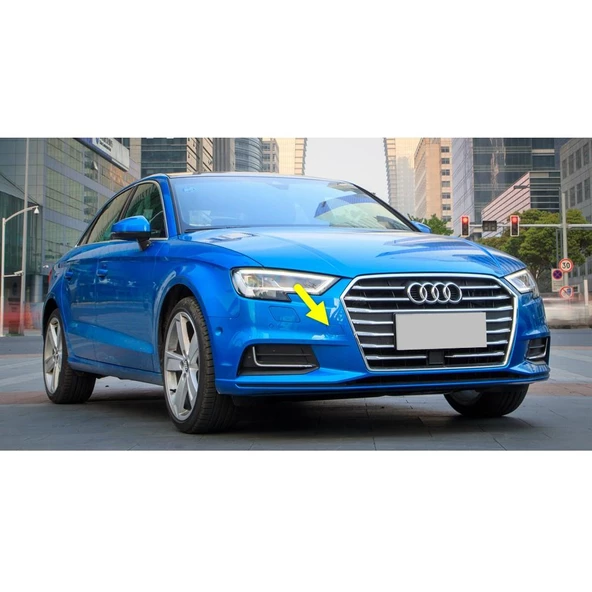 Audi A3 Sedan 2017-2020 Ön Tampon Çeki Çekme Demiri Kapağı 8V3807241B ürün görseli