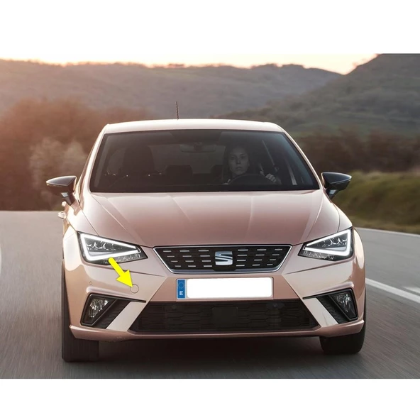 Seat İbiza 2018-2023 Ön Tampon Çeki Çekme Demiri Kapağı 6F0807241