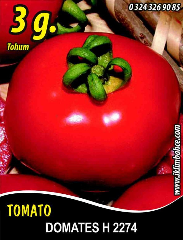 Domates Tohumu H.2274 - 3 G (~ Takribi 450 Tohum) - 1