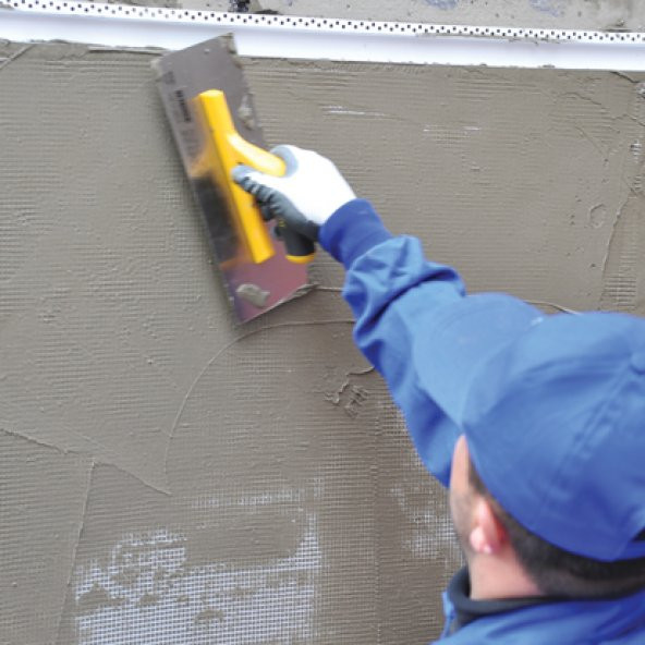 Dekor Alçı Malası Yay Çeliği 40 CM Kapalı Sap - 4