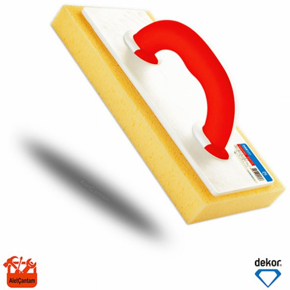 Dekor Süngerli Mala 14 x 28 CM Geniş Tip Sünger Mala