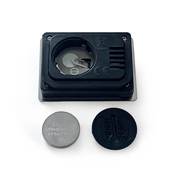 AEK-Tech Metal Çerçeve Dijital Higrometre Termometre Nem Ölçer Humidor Puro Kutusu - Resim 5