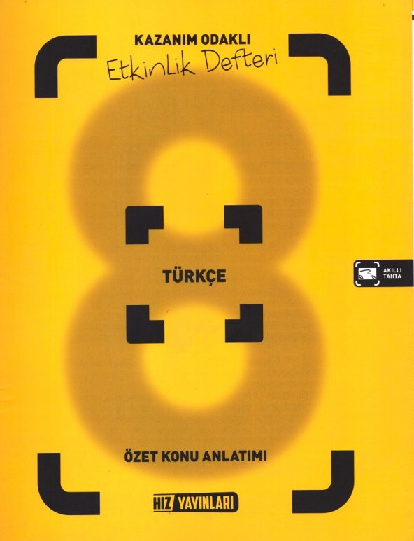 HIZ 8.SINIF TÜRKÇE ETKİNLİKLİ DEFTERİ