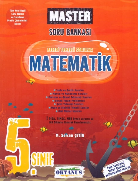 OKYANUS 5.SINIF MASTER MATEMATİK SORU BANKASI