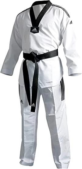 Adidas Fighter Eco 3 Stripes - 3 Çizgili Taekwondo Müsabaka Elbisesi