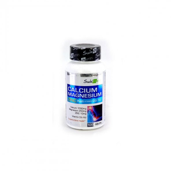 Suda Vitamin Calcium Magnesium Zinc Plus 100 Tablet -VA569