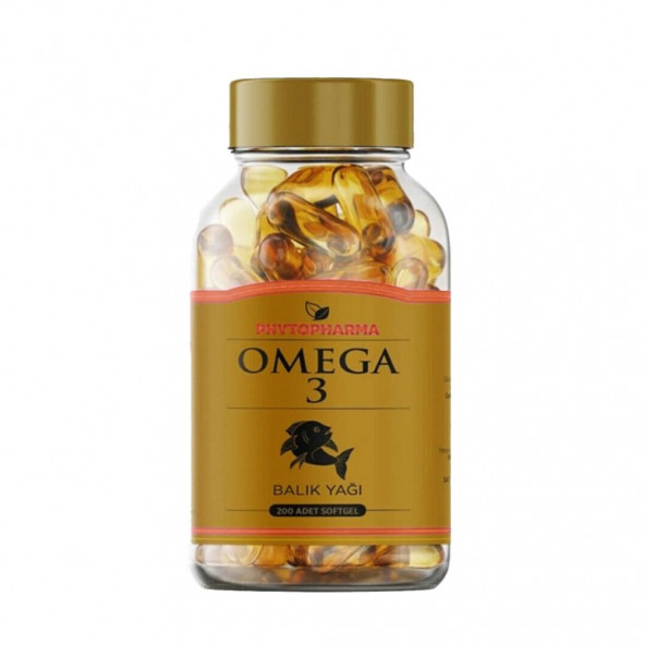 Phytopharma Omega 3 200 Kapsül - Eski Ambalaj