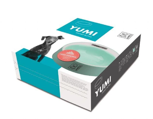 M-PETS DİJİTAL TARTILI MAMA KABI YEŞİL