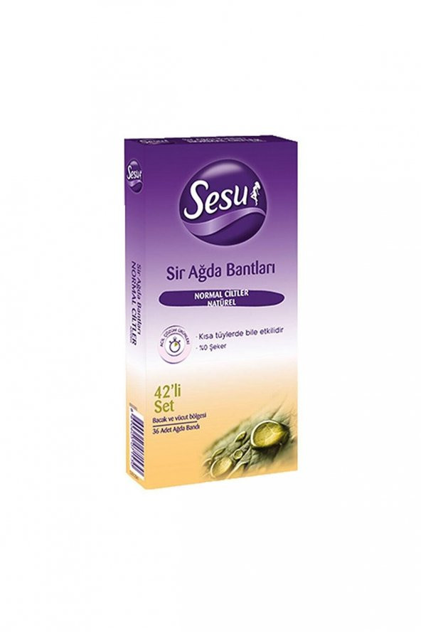 Sesu Ağda Bandı Normal Sarı 42li 8690605071530