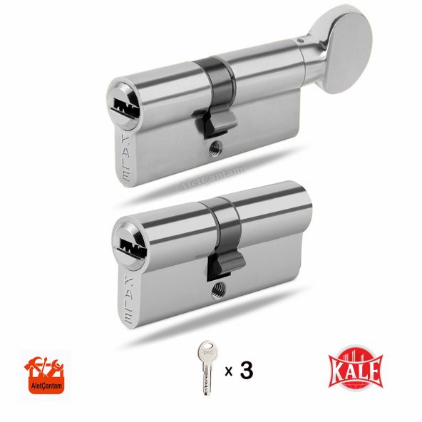Kale 264 İkiz Silindir Barel Göbek 2li Set Ortak Anahtar