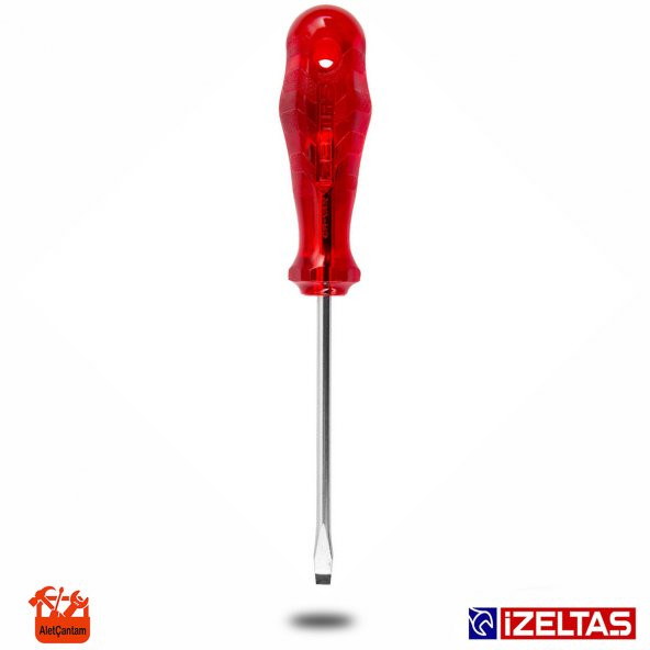 İzeltaş Düz Uçlu Tornavida Kraft 6 x 100  Genel Kullanım - 4