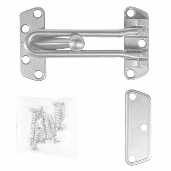 Yuma Kapı Emniyet Mandalı Ahşap - Çelik Kapı Emniyet Kelepçesi - 4